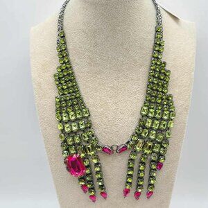 Betsey Johnson Witch Hands Crystal Bib Necklace NWT!  NEW!  HALLOWEEN